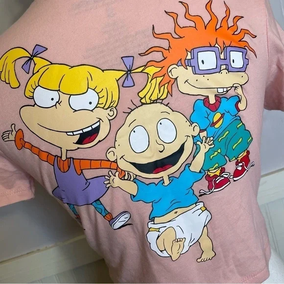RUGRATS 90s Style Crop Top, baby tee, Graphic Tee - Picture 4 of 11